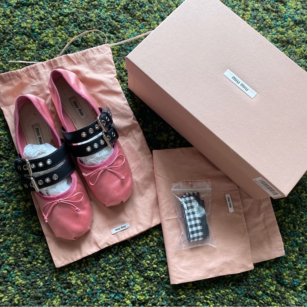 Miu Miu ballet flats